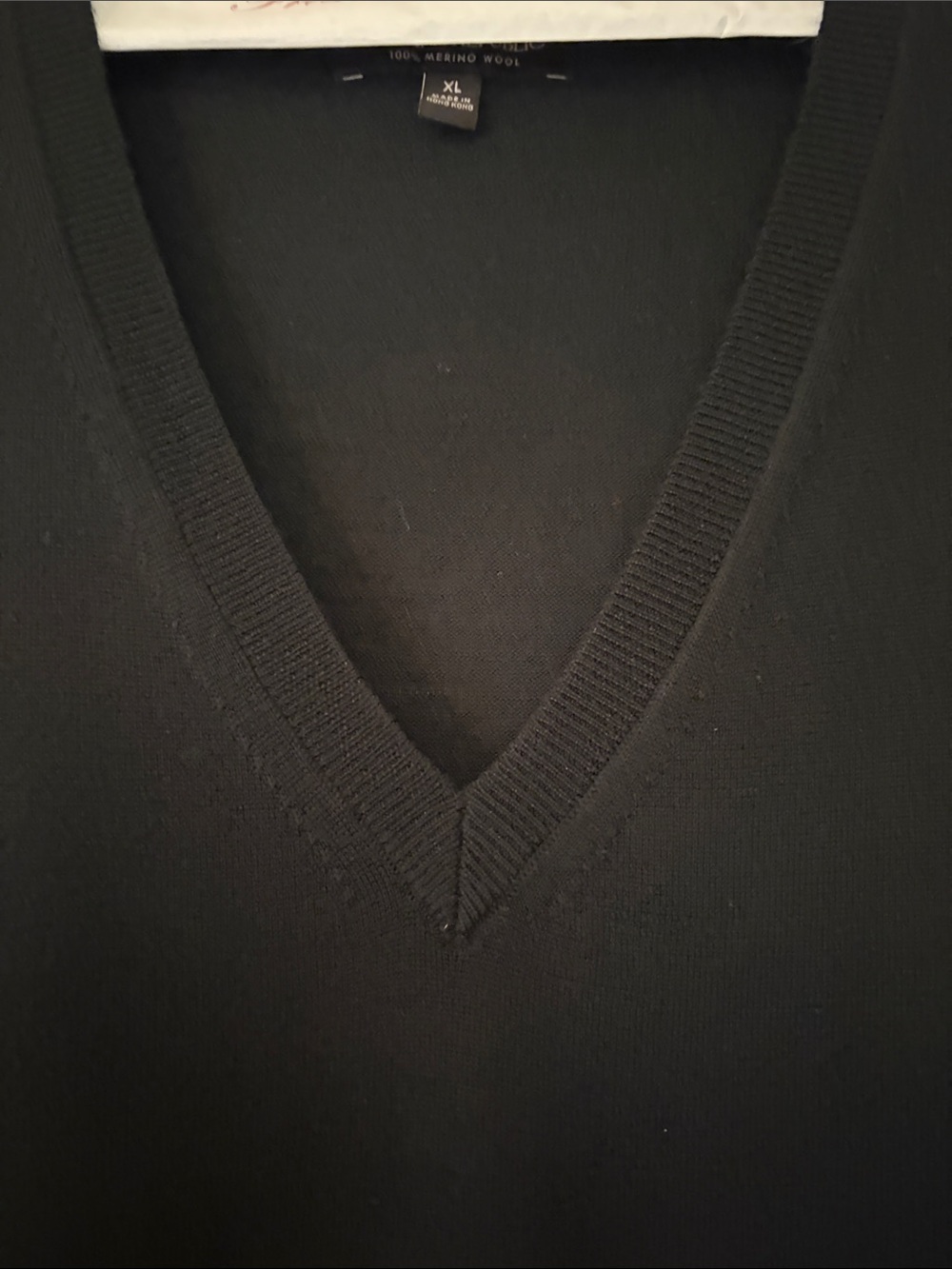 Banana Republic Black V-Neck Long Sleeve Sweater - Picture 5 of 6